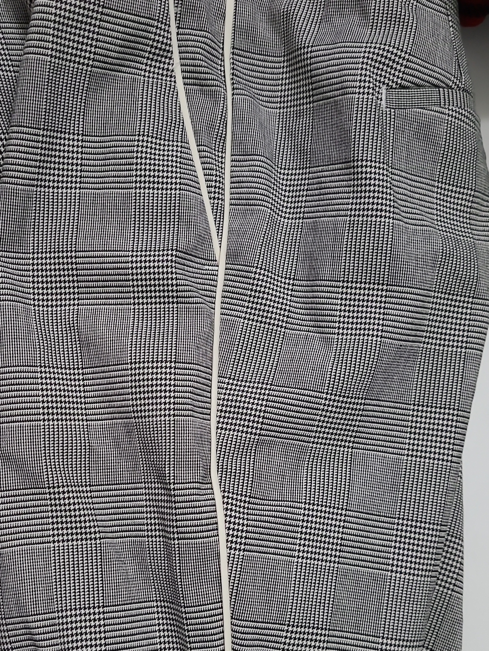 Talbots Black & White Plaid Southampton Straight Leg Pants Size 12 - Picture 3 of 9